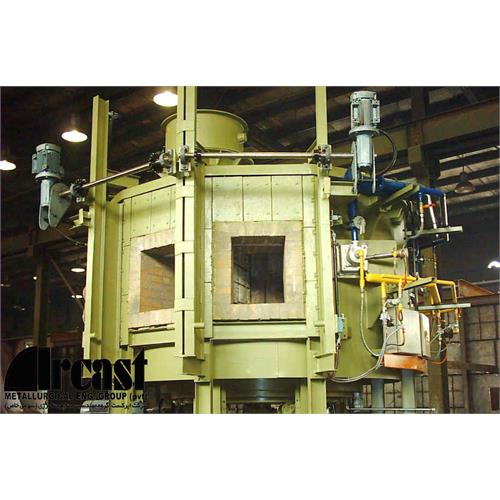 کوره‌ی کف‌گرد پری‌هیتر(پیش‌گرم) فولاد