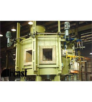 کوره‌ی کف‌گرد پری‌هیتر(پیش‌گرم) فولاد