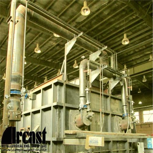 کوره‌ی ذوب آلومینیوم ساکن​